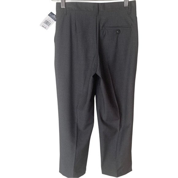 NWT CHAPS Boys Dress Pants Dark Charcoal Heather Style# C841180 Classic Size 10 - Picture 5 of 16